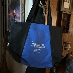 Tote bag, computer bag. 
Buy one tote bag, get one 1/2 off (lesser value one) .